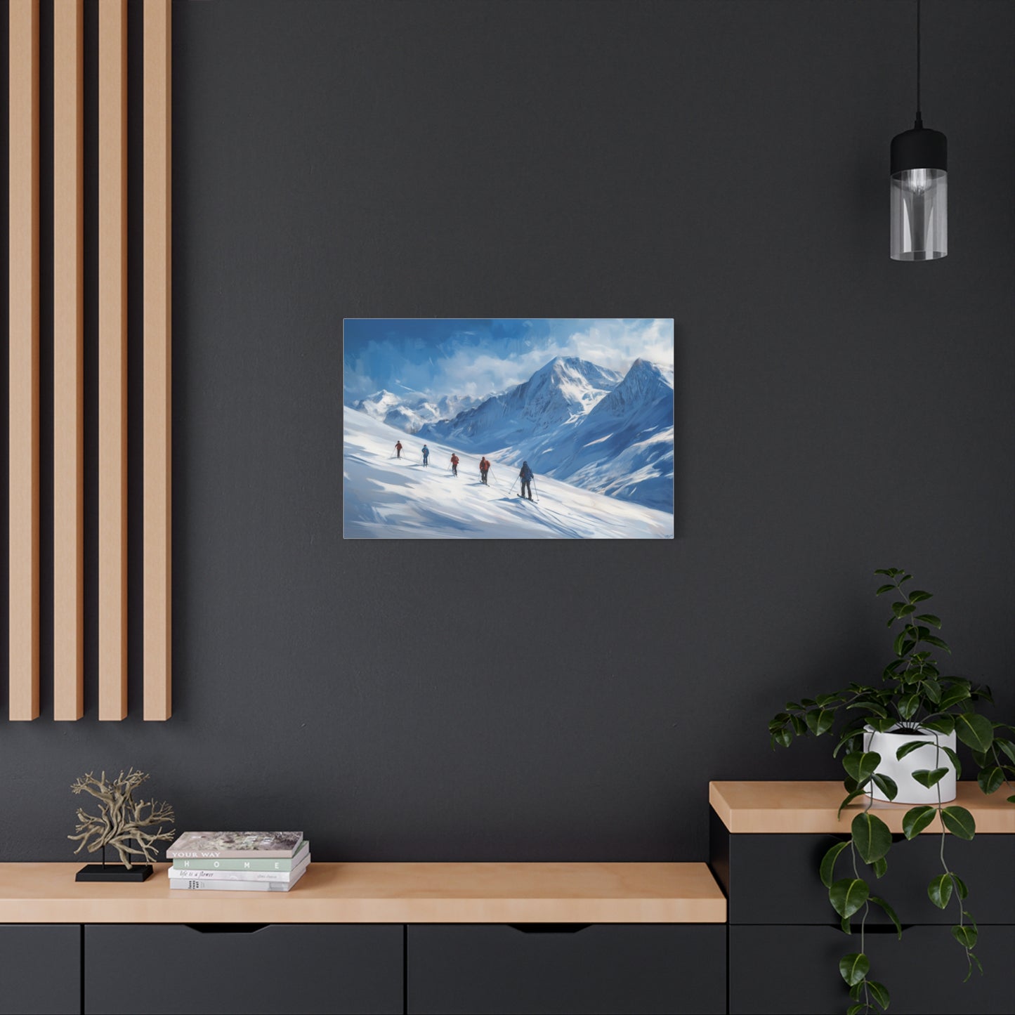 Évasion Alpine : Liberté en Pente Neigeuse
