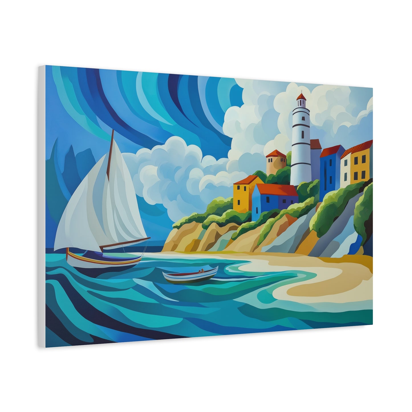 Évasion Maritime en Couleurs Vibrantes