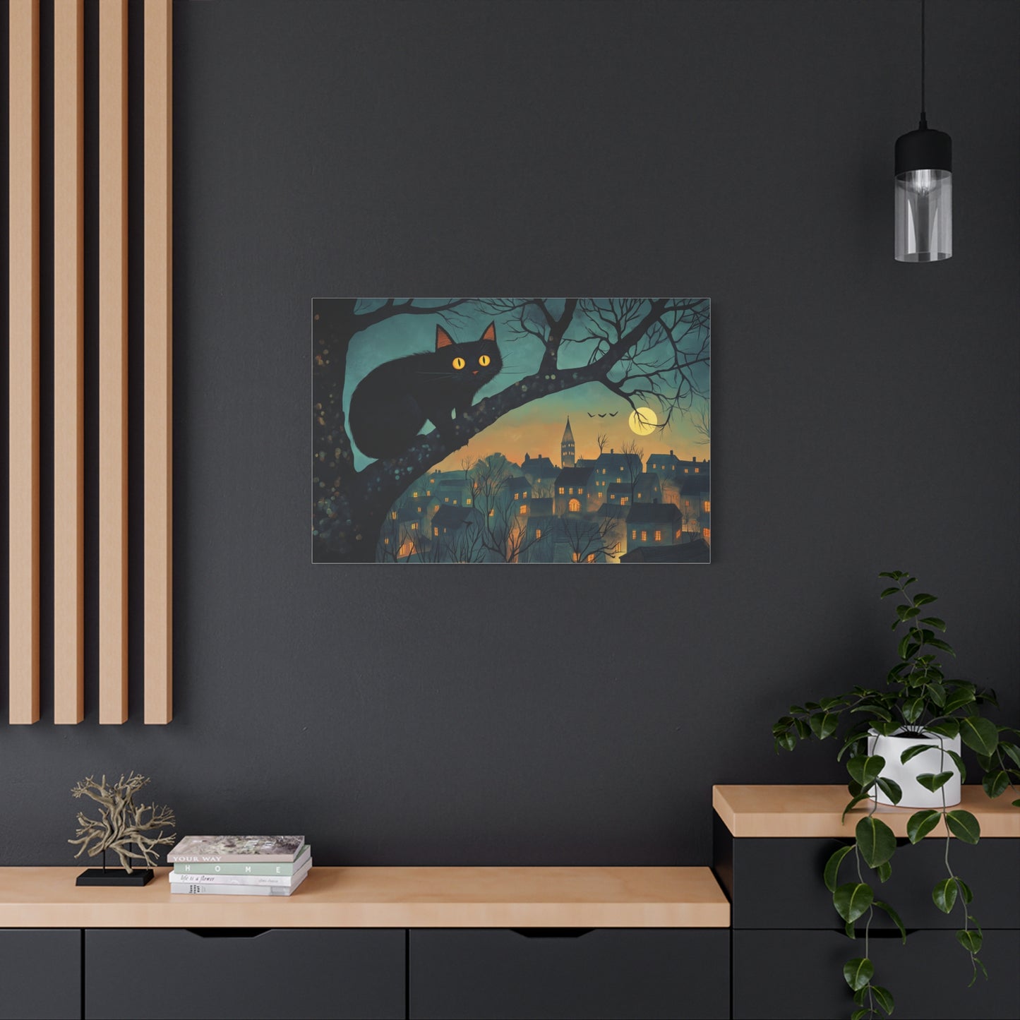 Mystère Nocturne dans un Village Illuminé