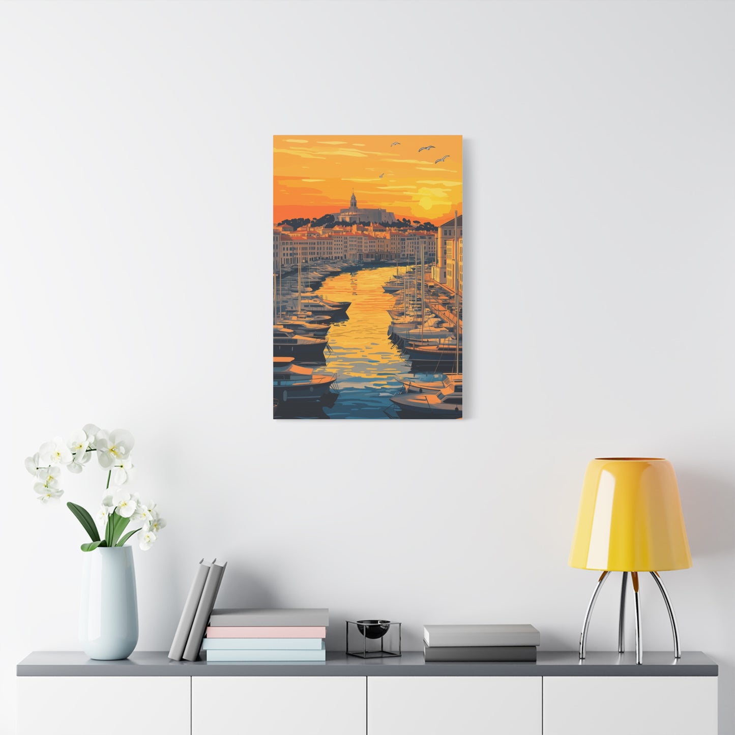 Coucher de Soleil sur le Port