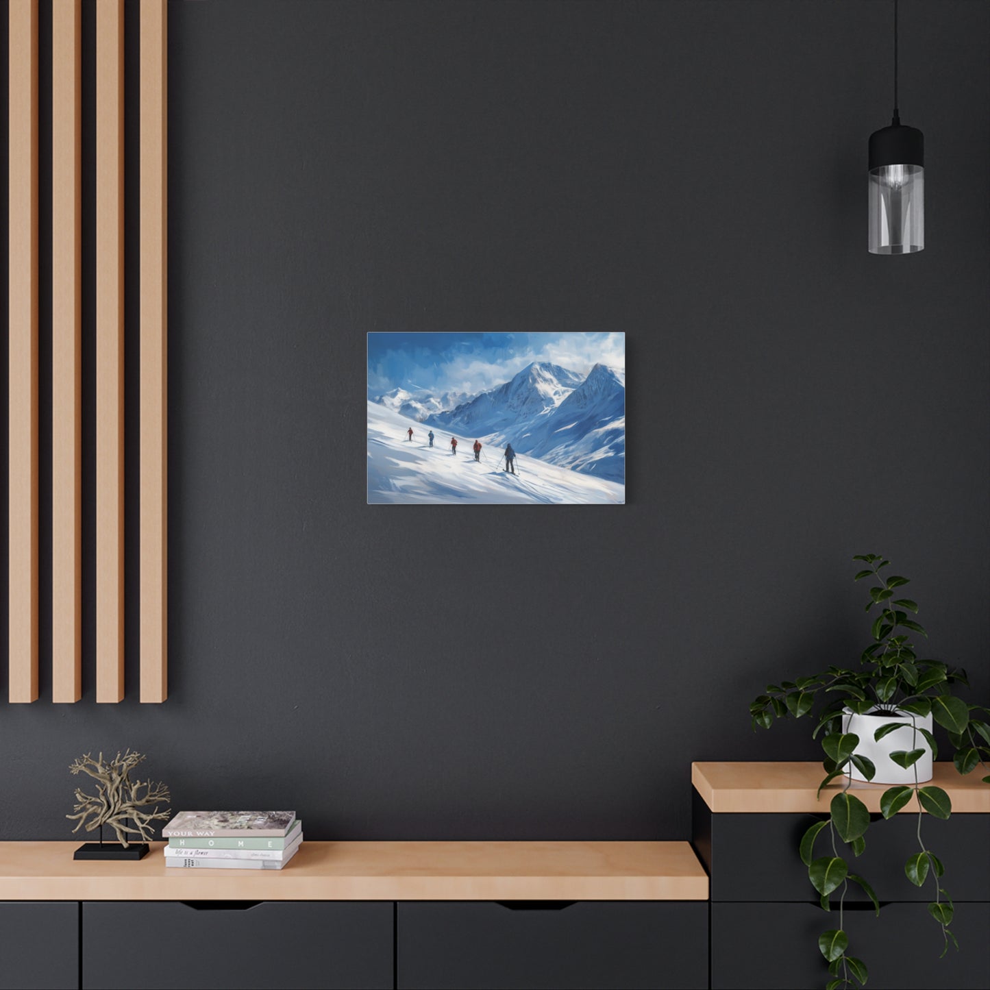Évasion Alpine : Liberté en Pente Neigeuse