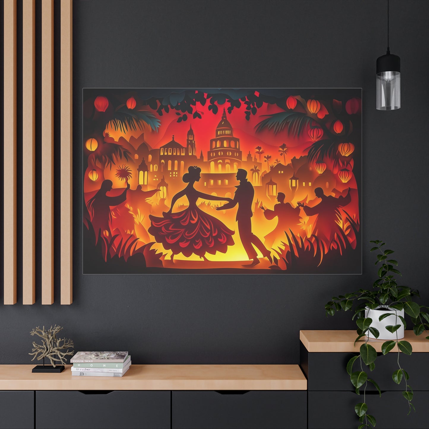 Danse Passionnelle sous les Lanternes