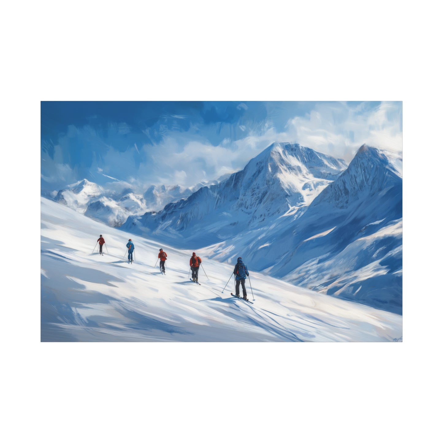 Évasion Alpine : Liberté en Pente Neigeuse