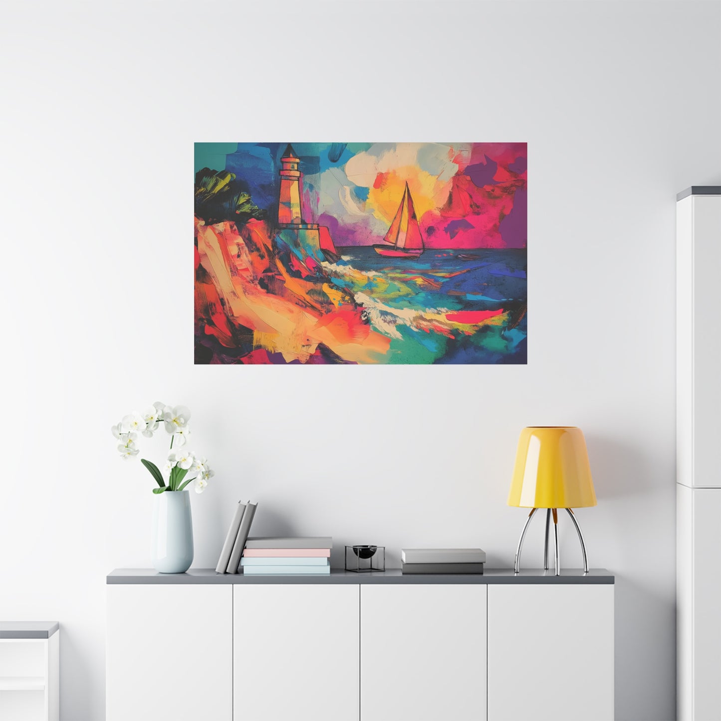 Évasion Colorée en Bord de Mer