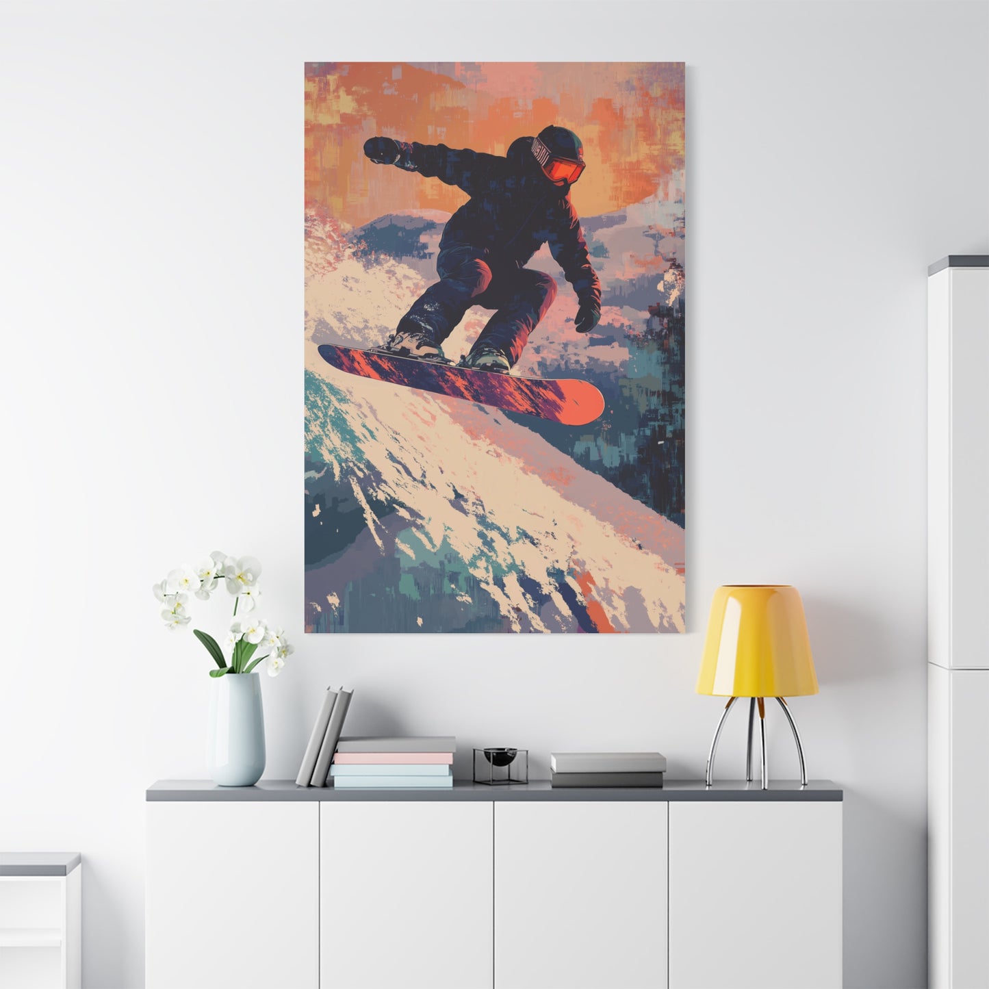 Snowboarder en Action: Vivez l'Adrénaline!