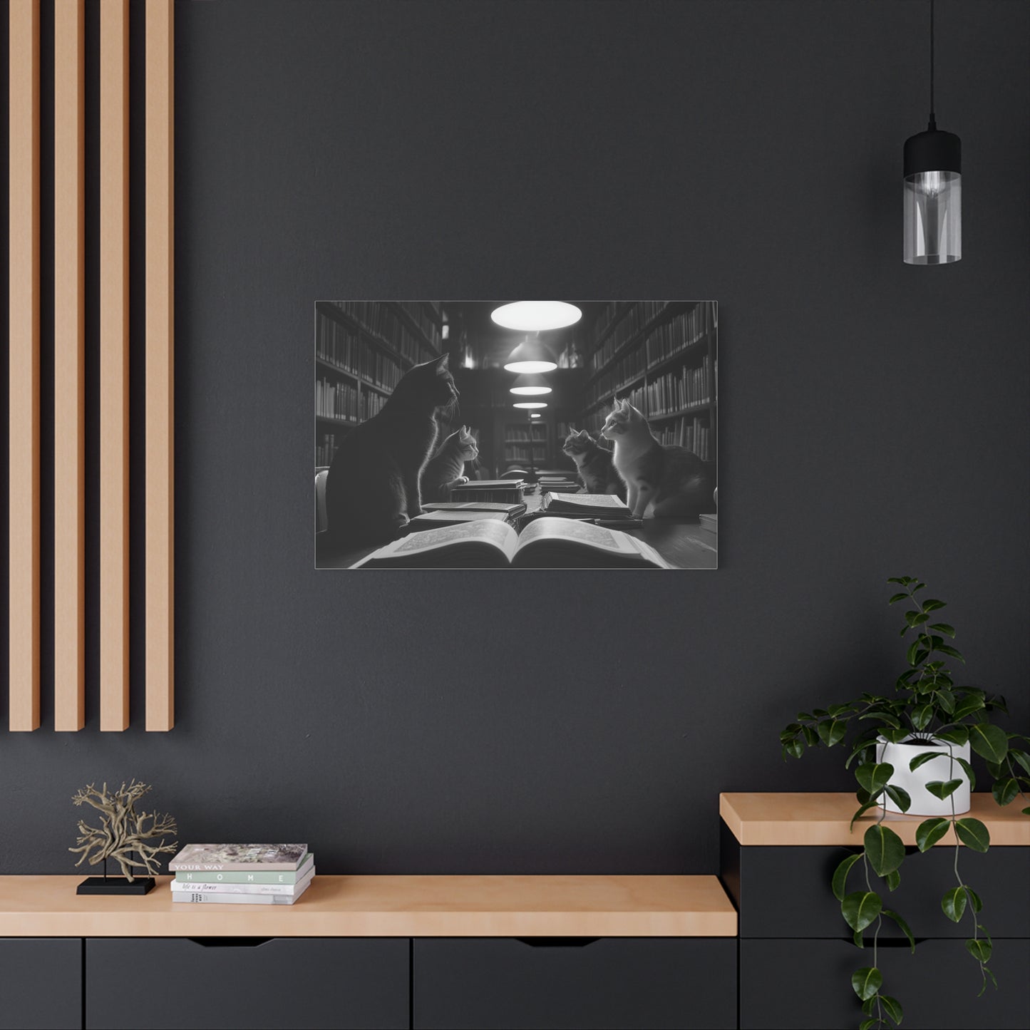 Chuchotements Félins dans la Bibliothèque
