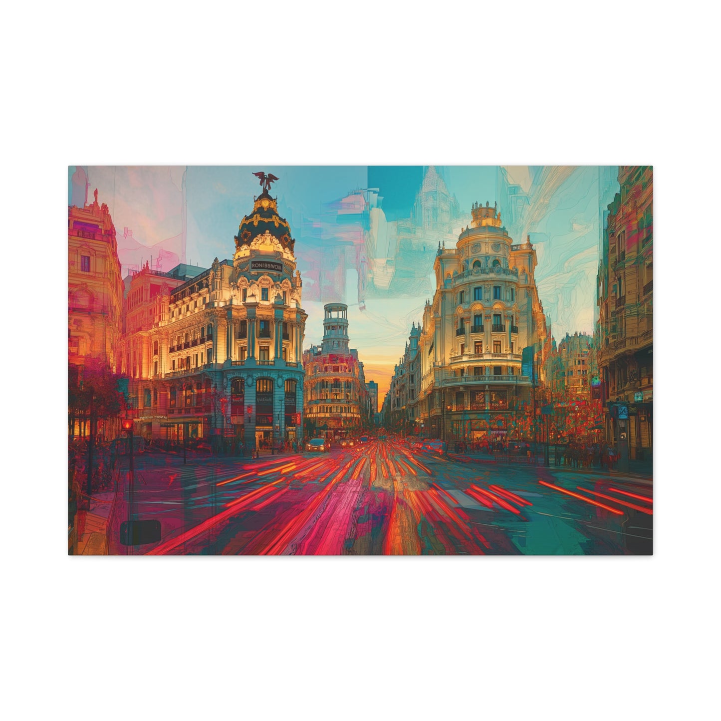 Sérénité Électrique sur la Gran Vía de Madrid