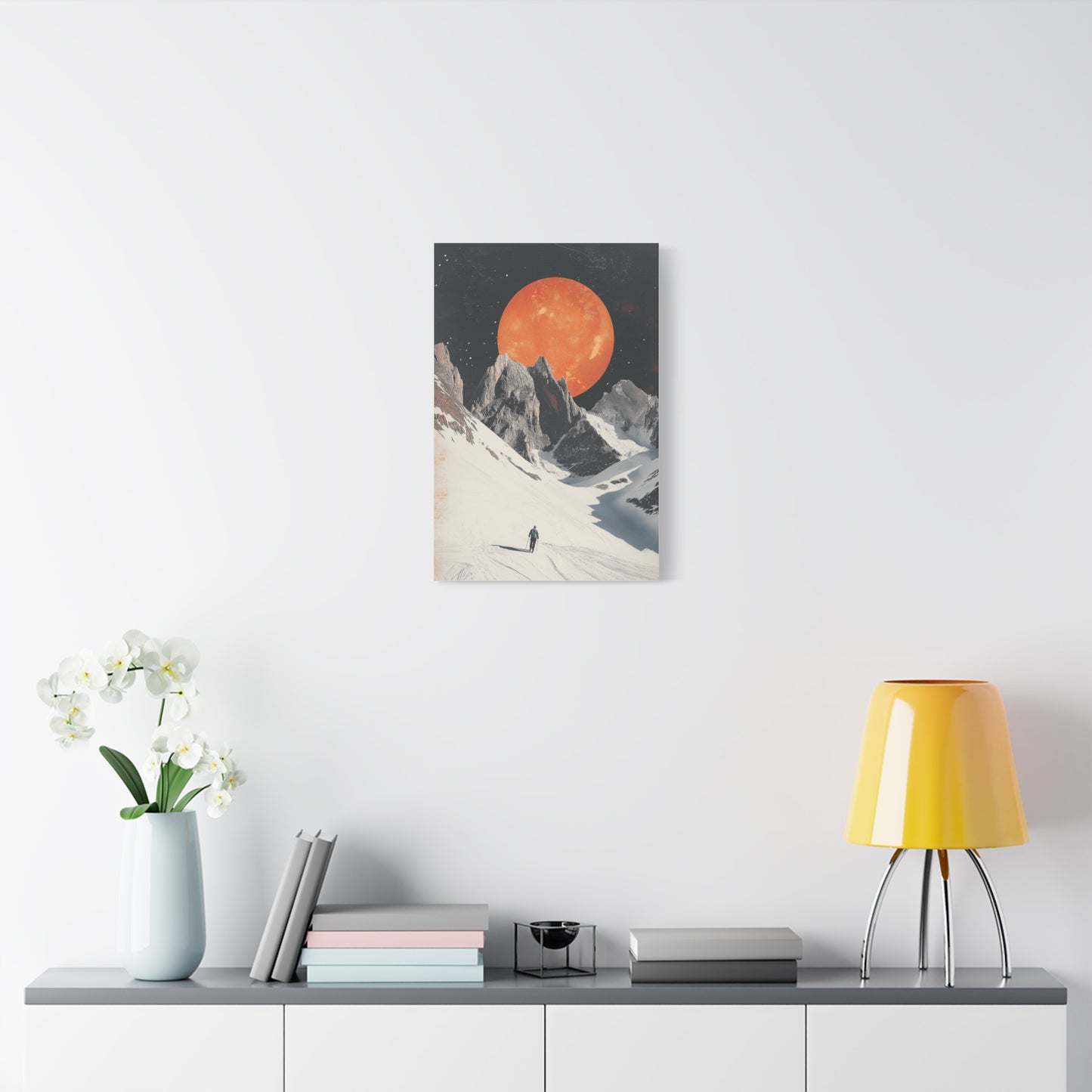 Voyage Lunaire aux Sommets Enneigés
