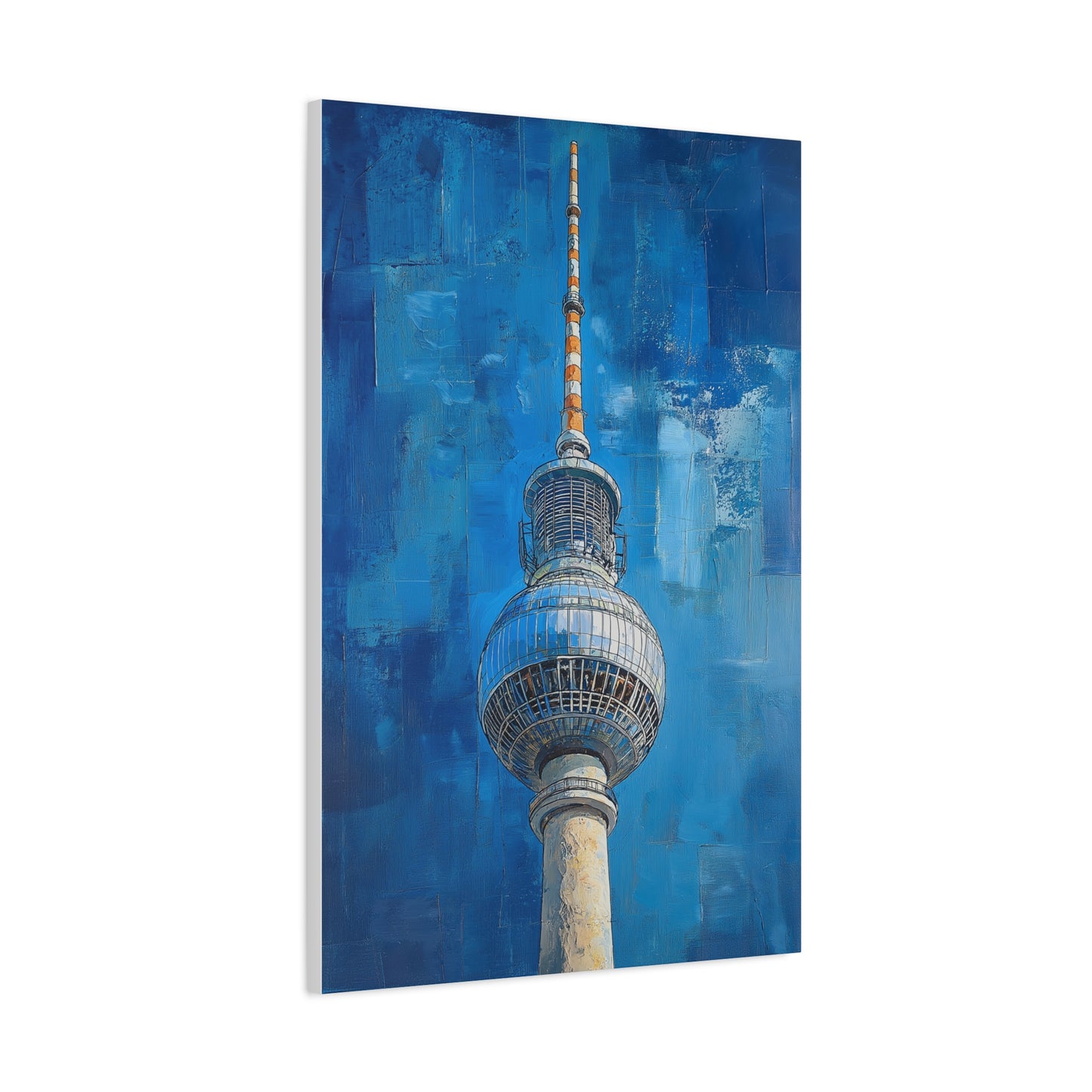 Fernsehturm de Berlin : Tour et Ciel Bleu