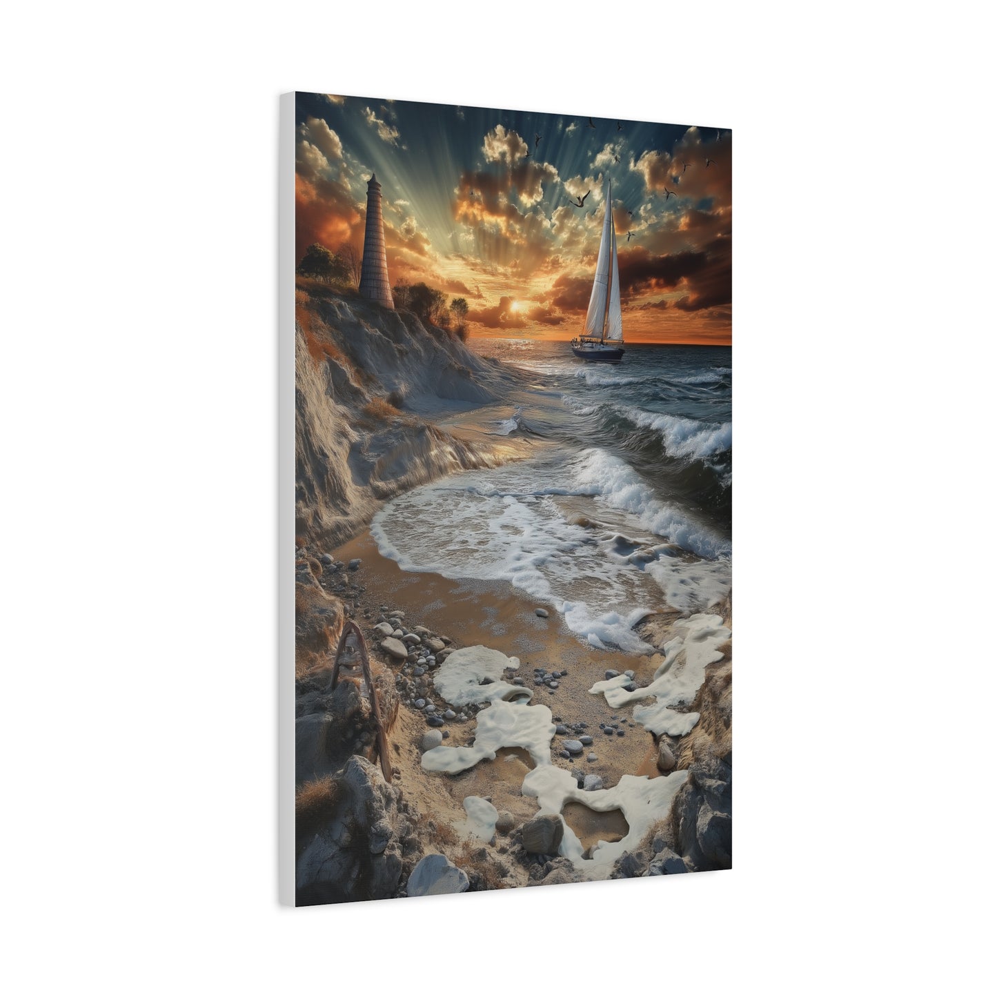 Évasion au Coucher du Soleil Marin