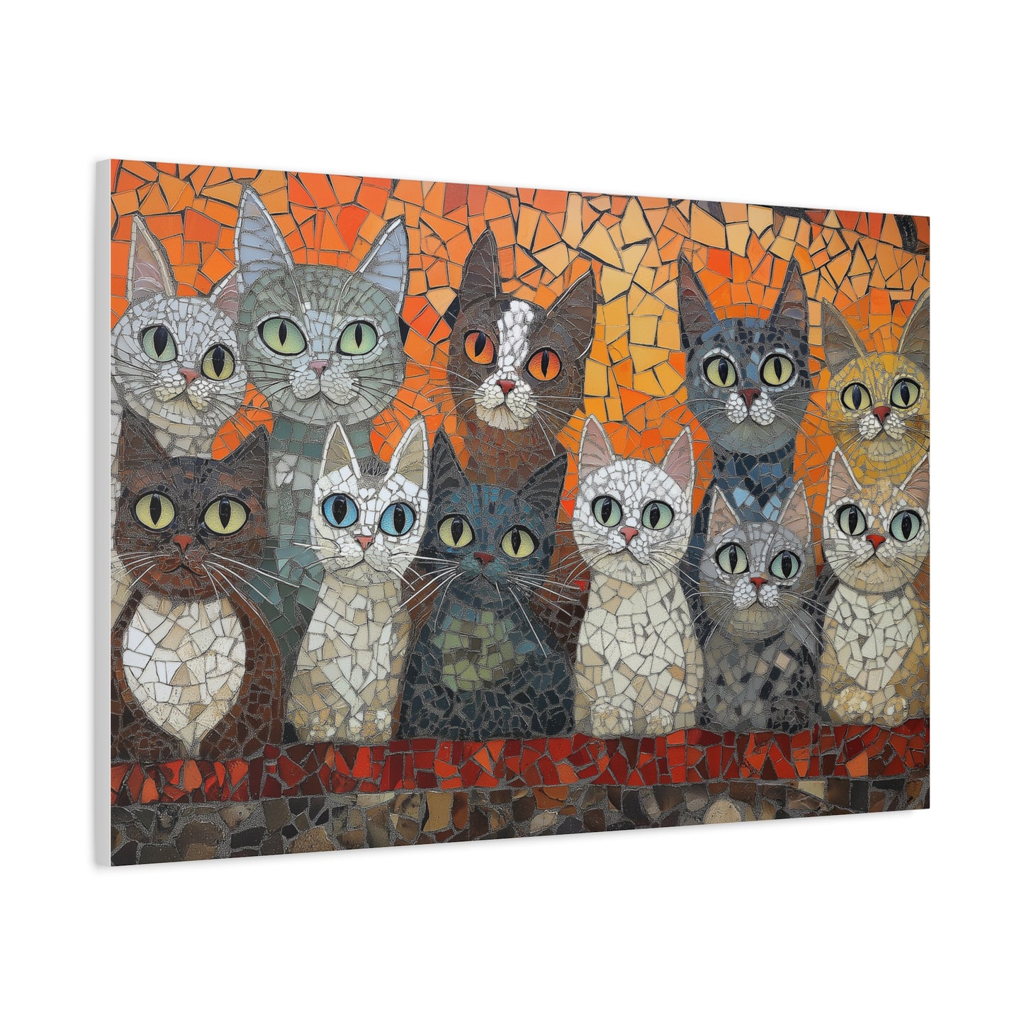 Mosaïque Féline