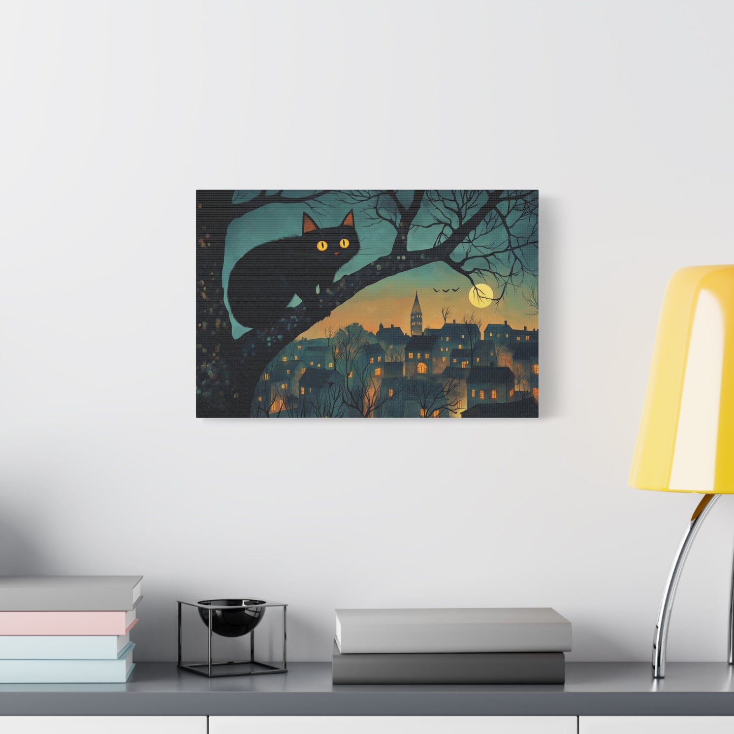 Mystère Nocturne dans un Village Illuminé