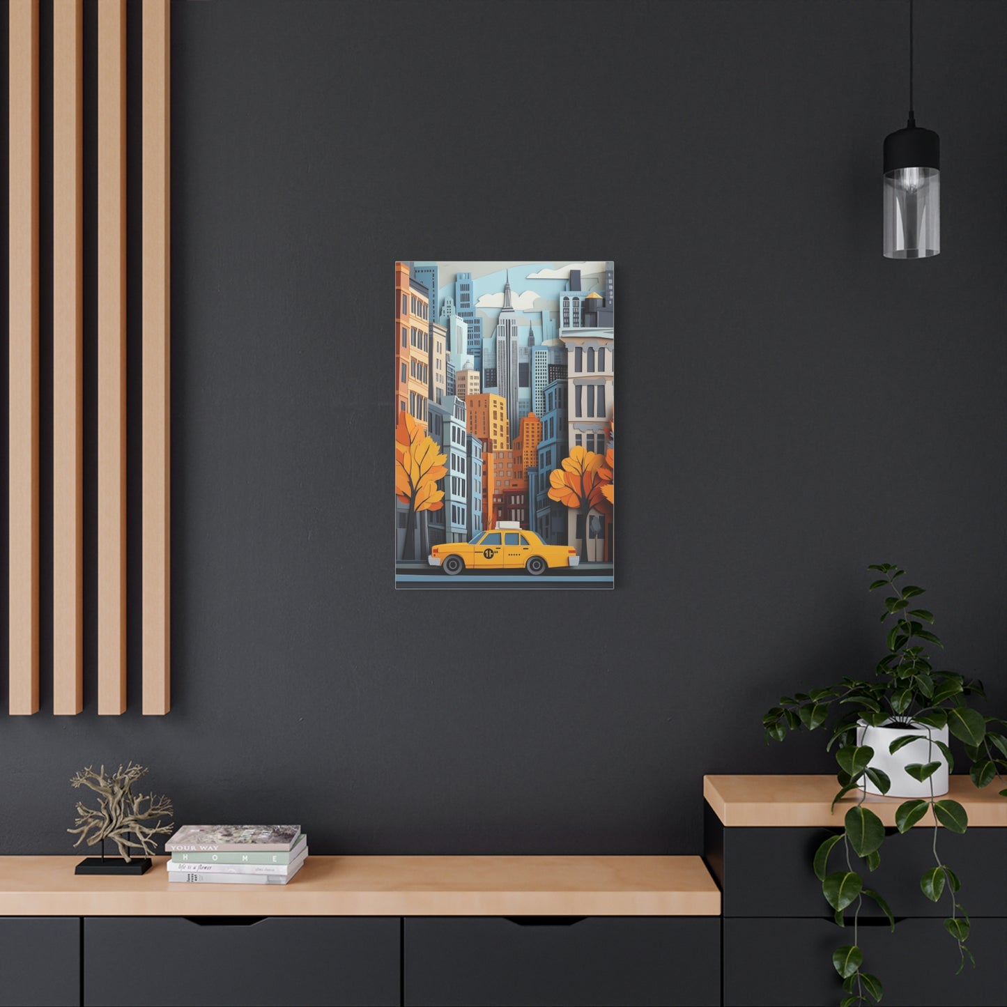 Évasion Urbaine : Taxi et Couleurs d'Automne