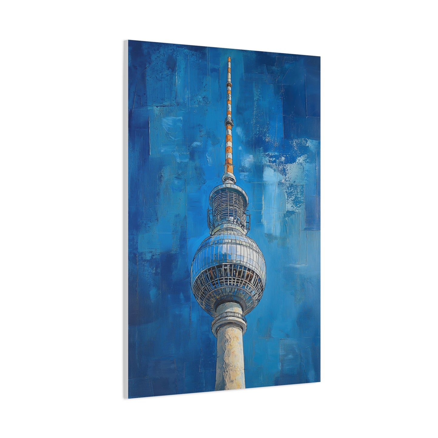 Fernsehturm de Berlin : Tour et Ciel Bleu