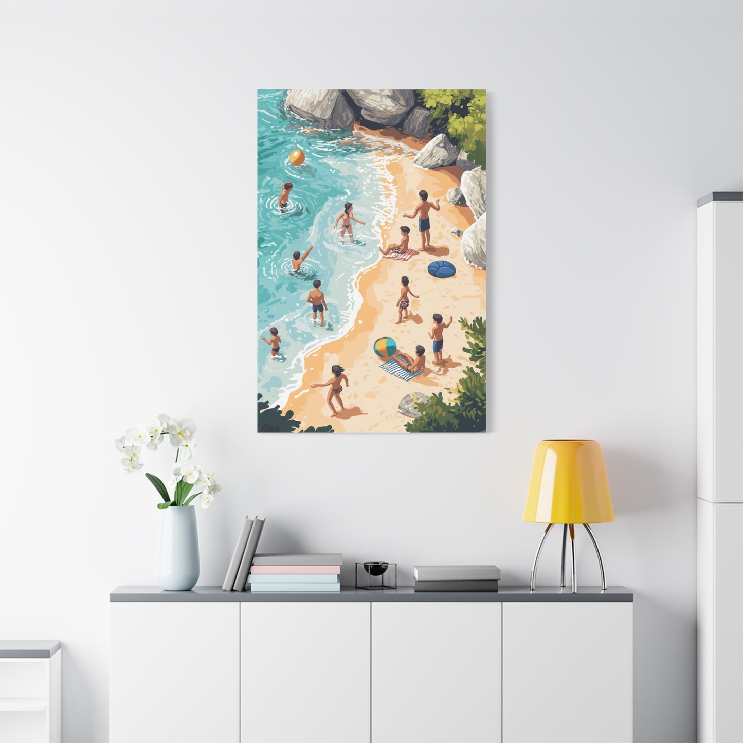 Éclats de Joie au Bord de Mer