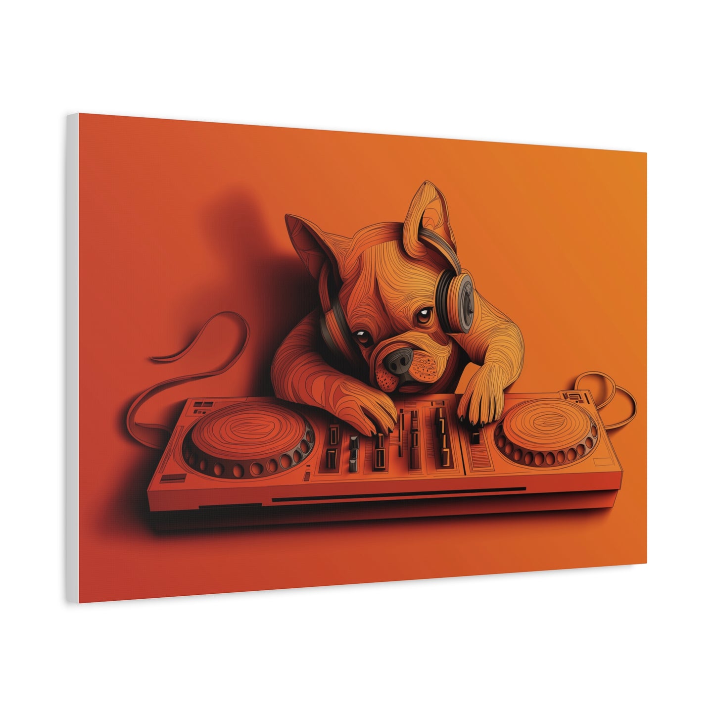 DJ Bulldog en pleine session mixage