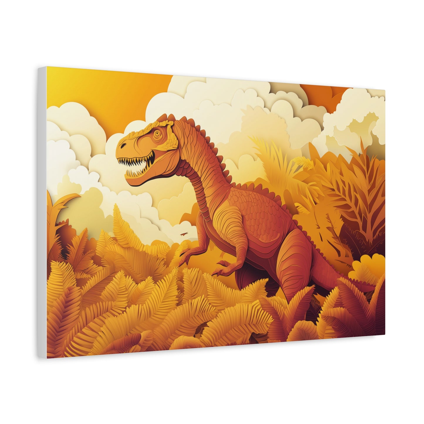 Dinosaure Majestueux à Travers le Temps
