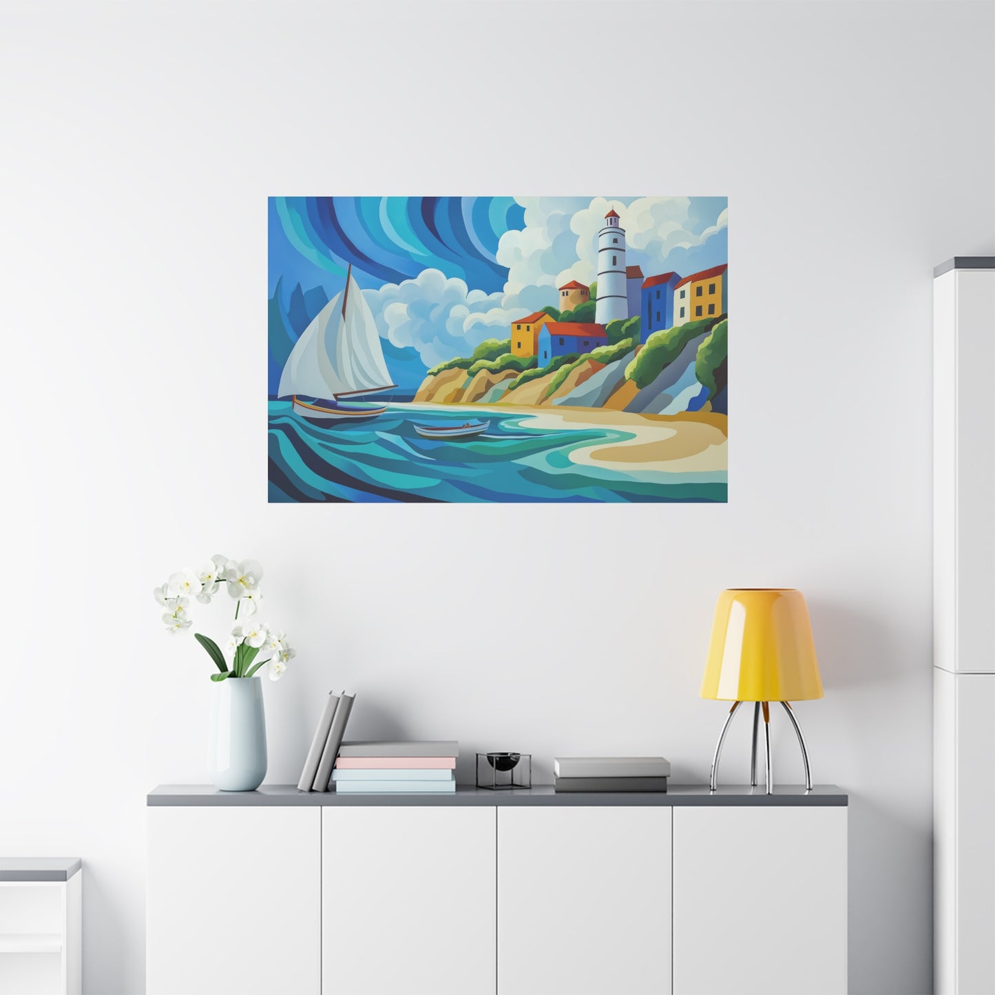 Évasion Maritime en Couleurs Vibrantes
