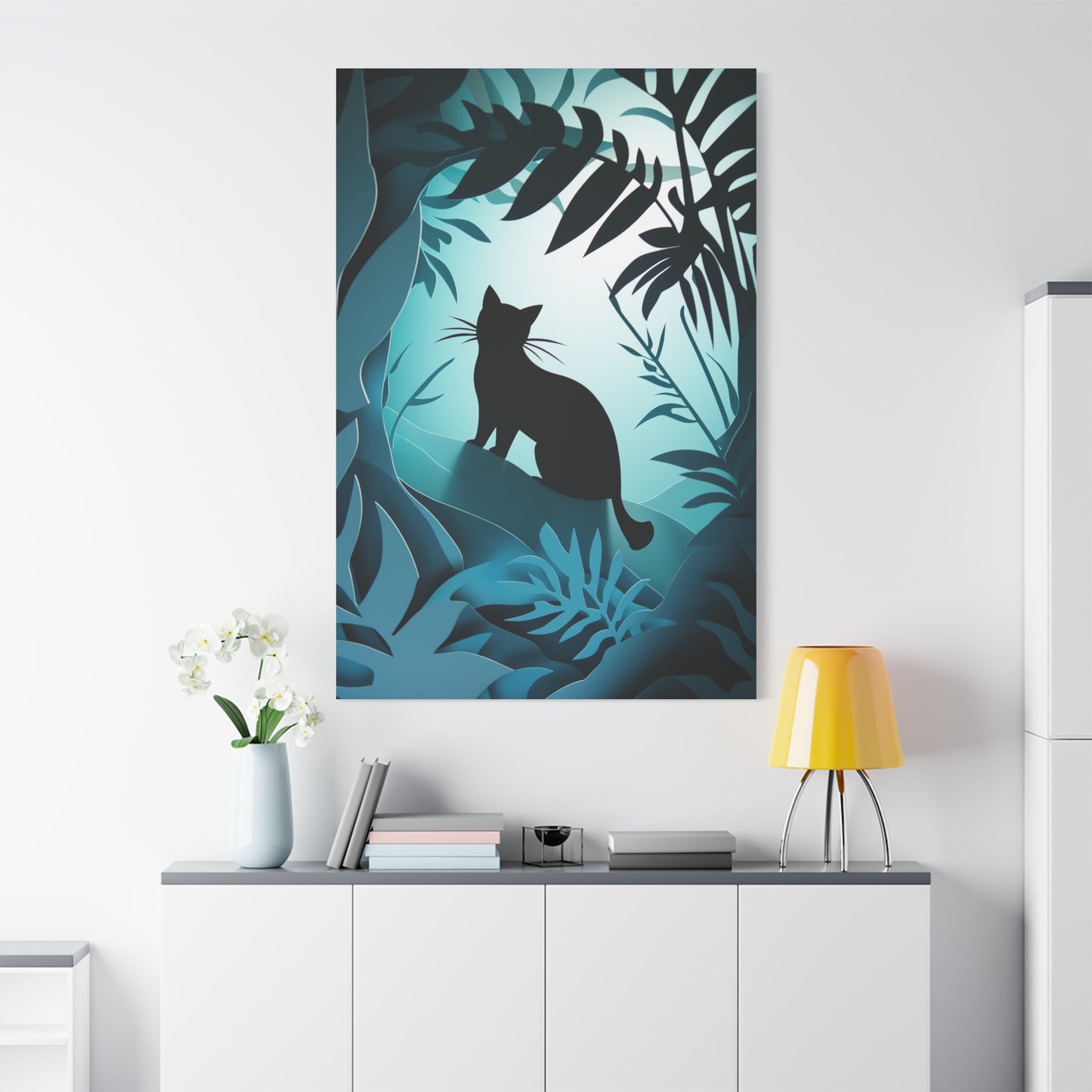 Mystère Félin dans la Jungle Sereine