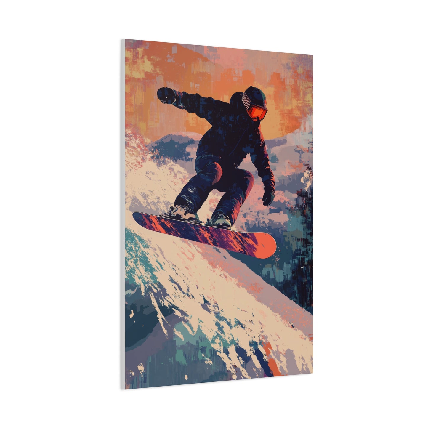 Snowboarder en Action: Vivez l'Adrénaline!