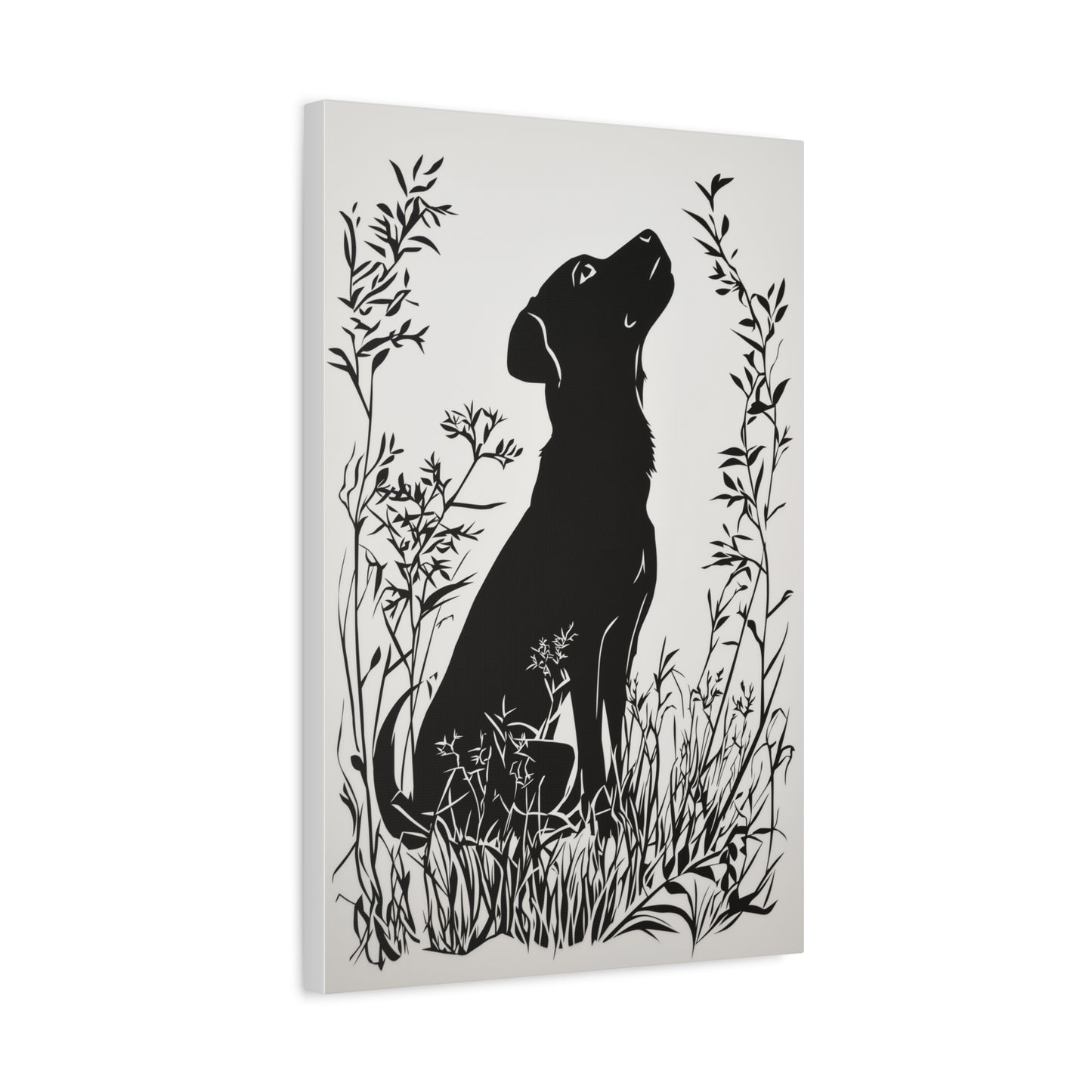 Chien Rêveur dans la Nature Sauvage