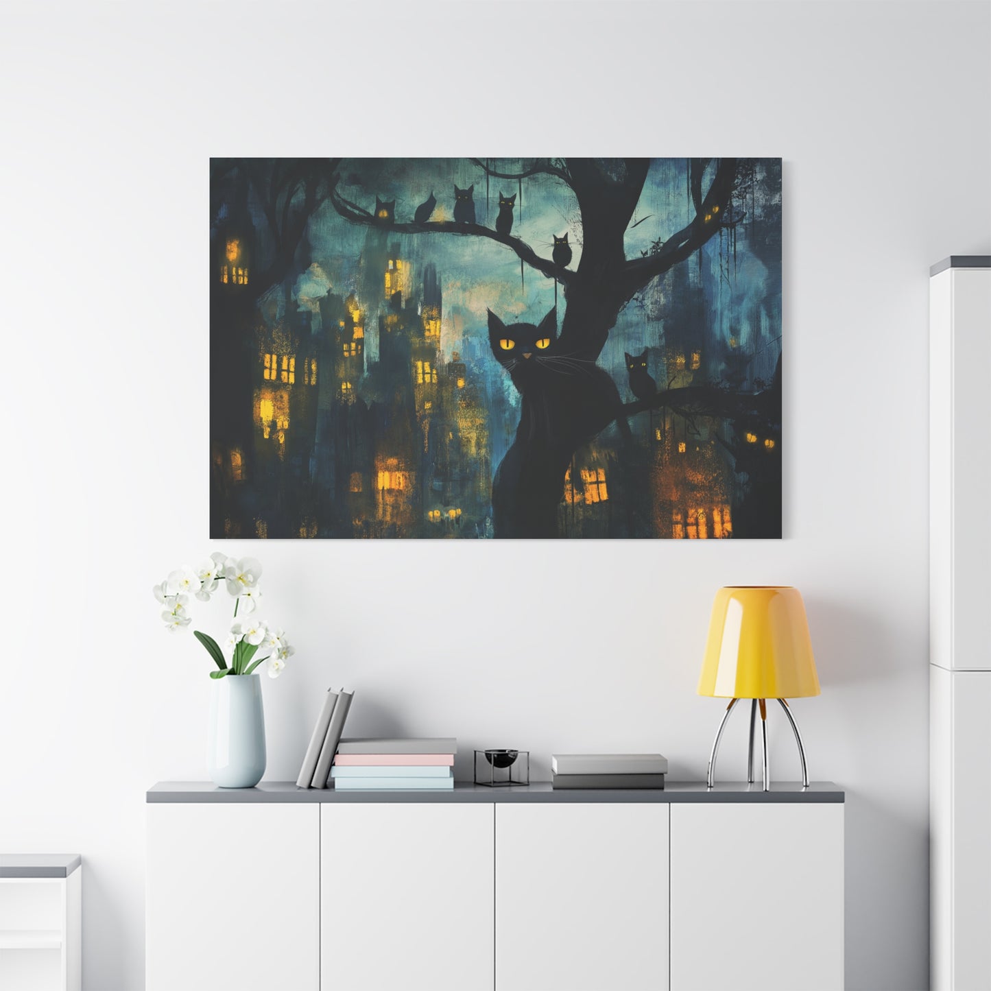 Mystère Nocturne des Chats Illuminés