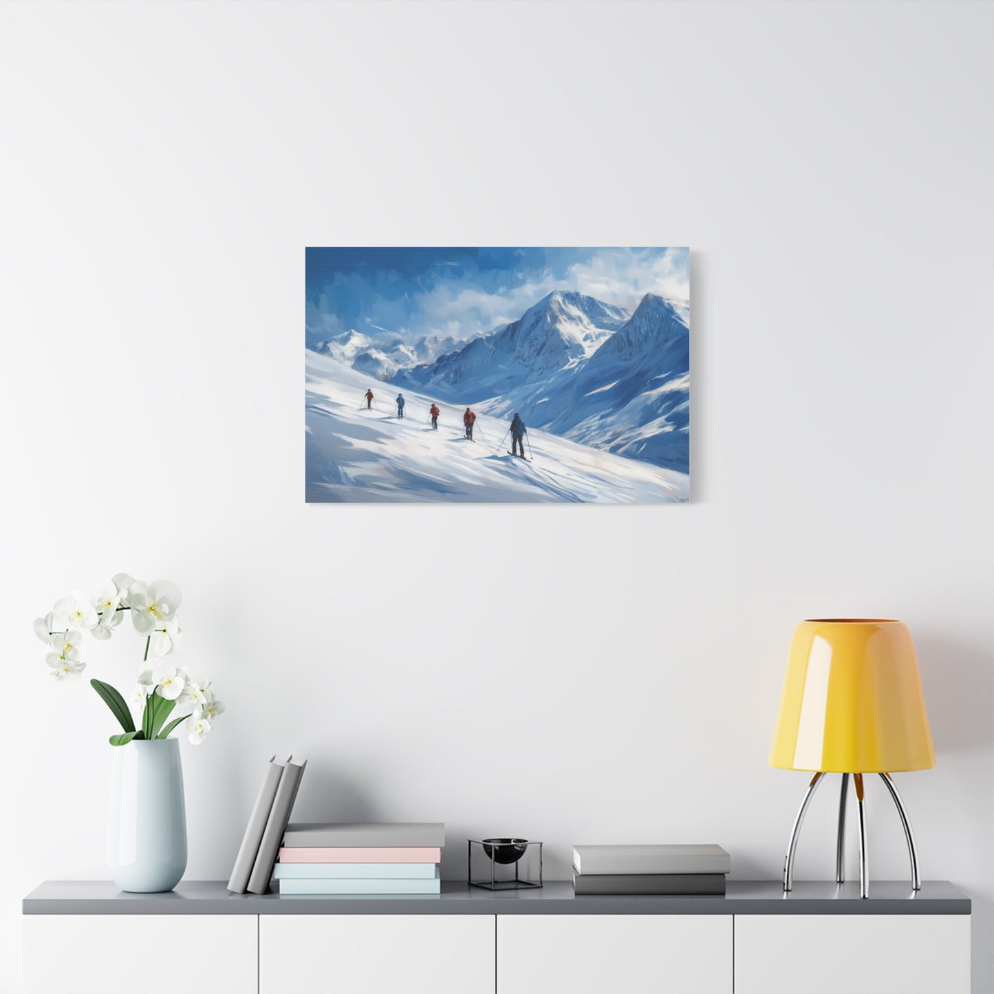 Évasion Alpine : Liberté en Pente Neigeuse
