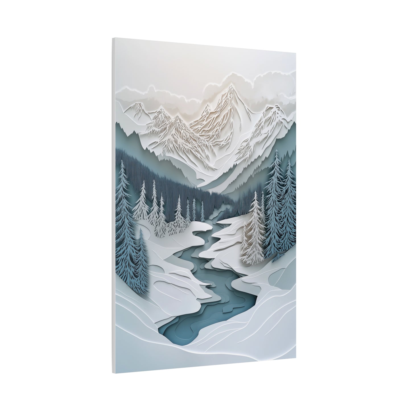 Magie Hivernale : Papier en Relief