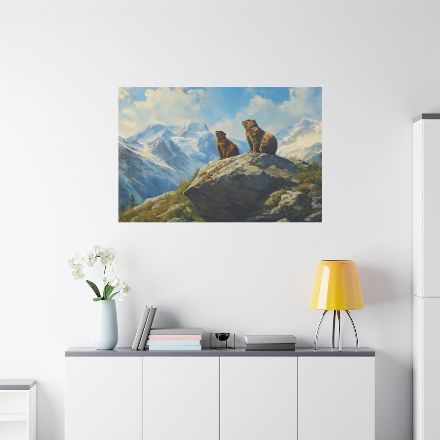 L'appel des Marmottes sur les Sommets Alpins