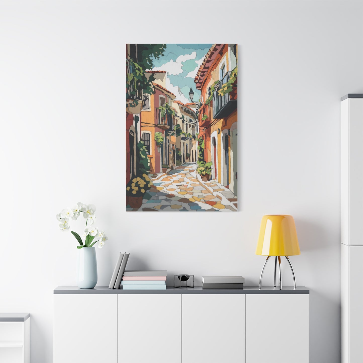 Évasion Colorée dans une Ruelle à Séville