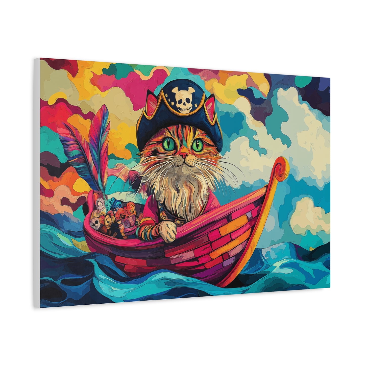 Chat Pirate des Mers Colorées