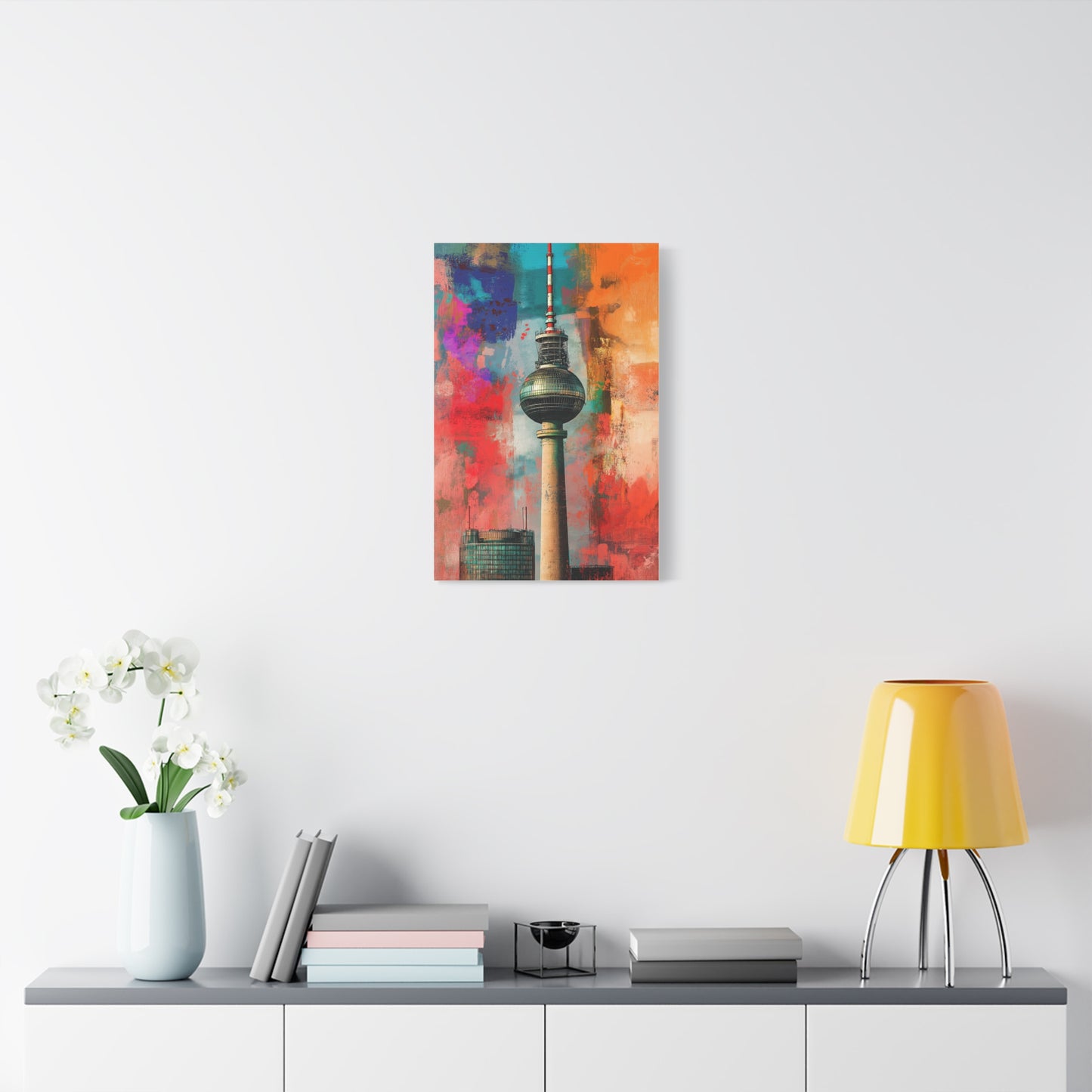 Fernsehturm de Berlin aux Couleurs Urbaines
