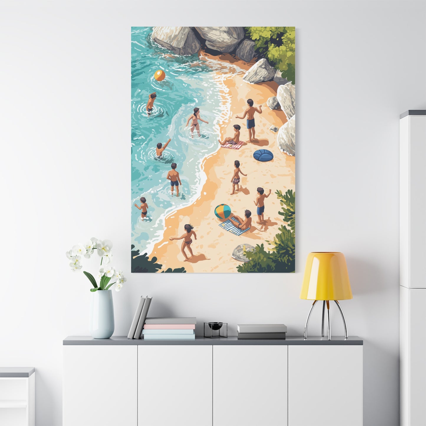 Éclats de Joie au Bord de Mer