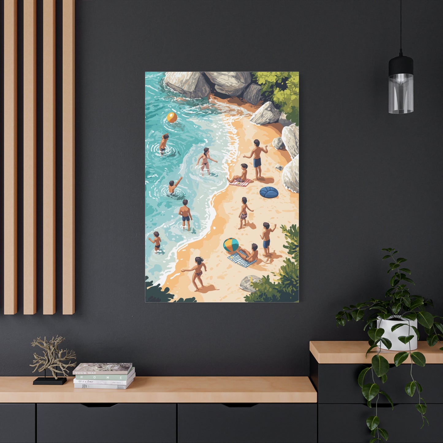 Éclats de Joie au Bord de Mer
