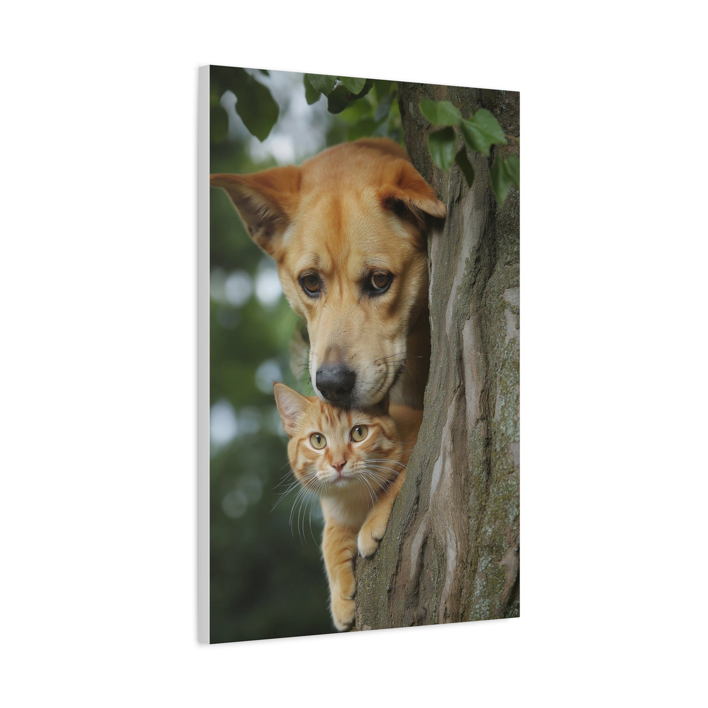 Amitié Inattendue entre Chien et Chat