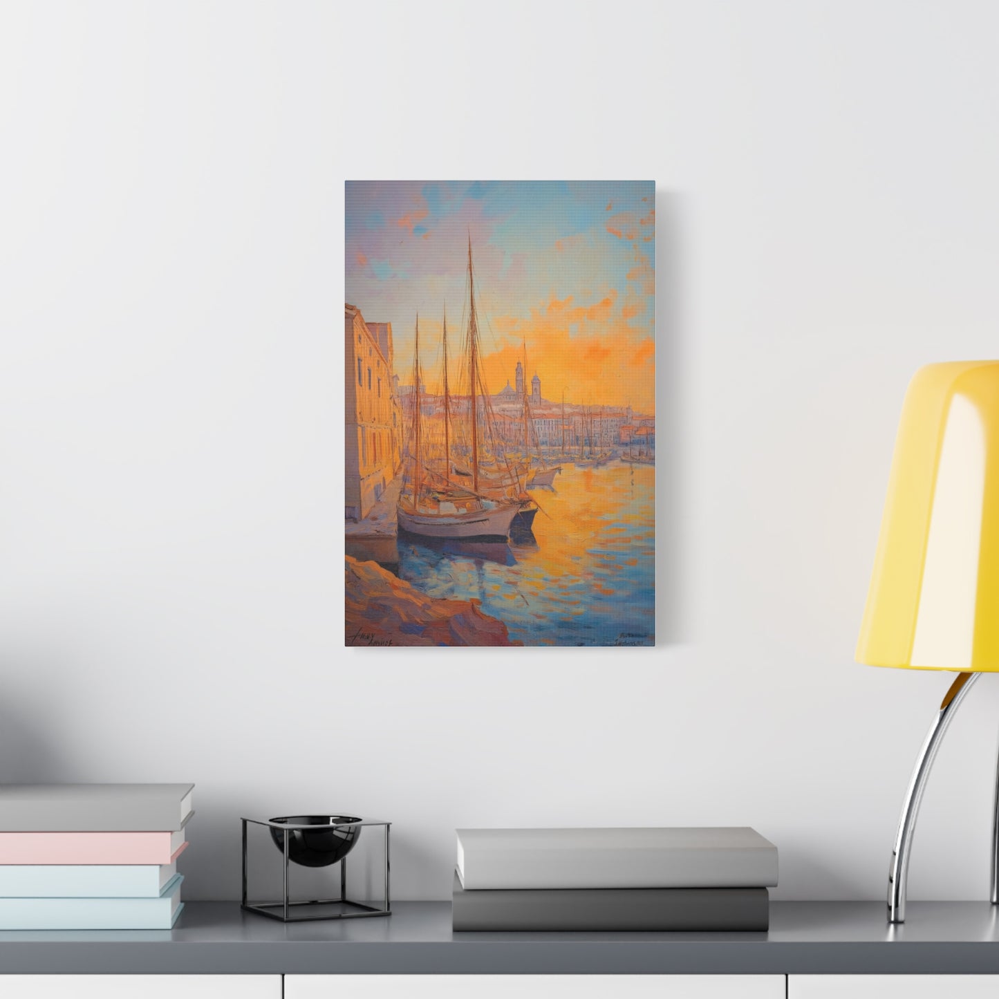 Coucher de Soleil sur le Port Tranquille
