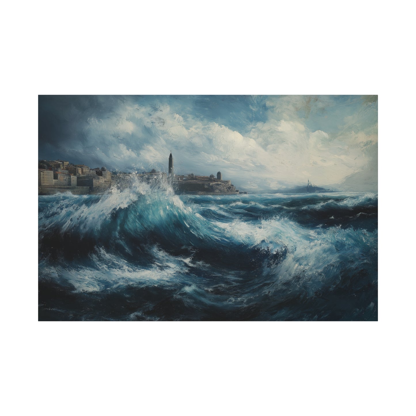 Vagues envoûtantes, horizon captivant.