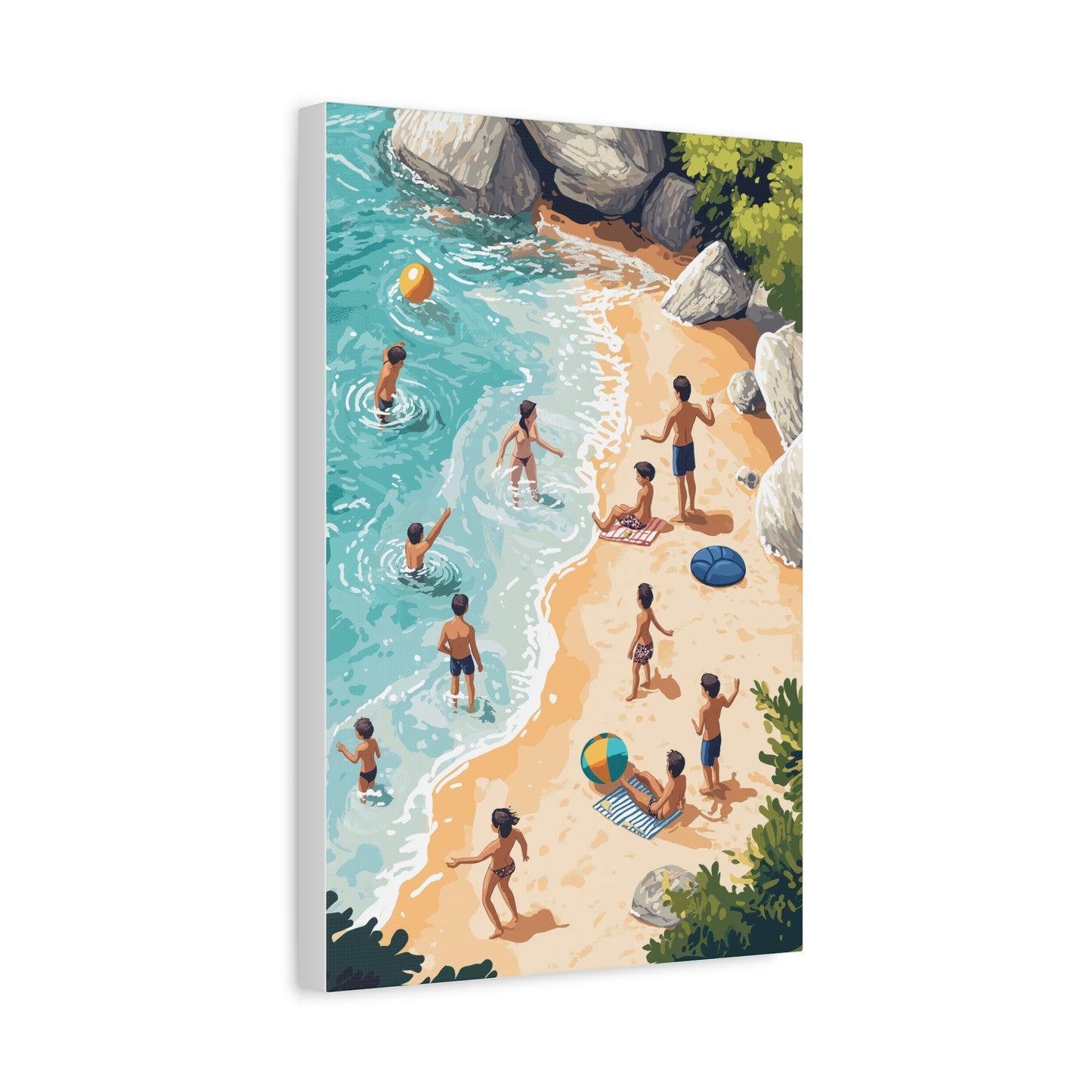 Éclats de Joie au Bord de Mer