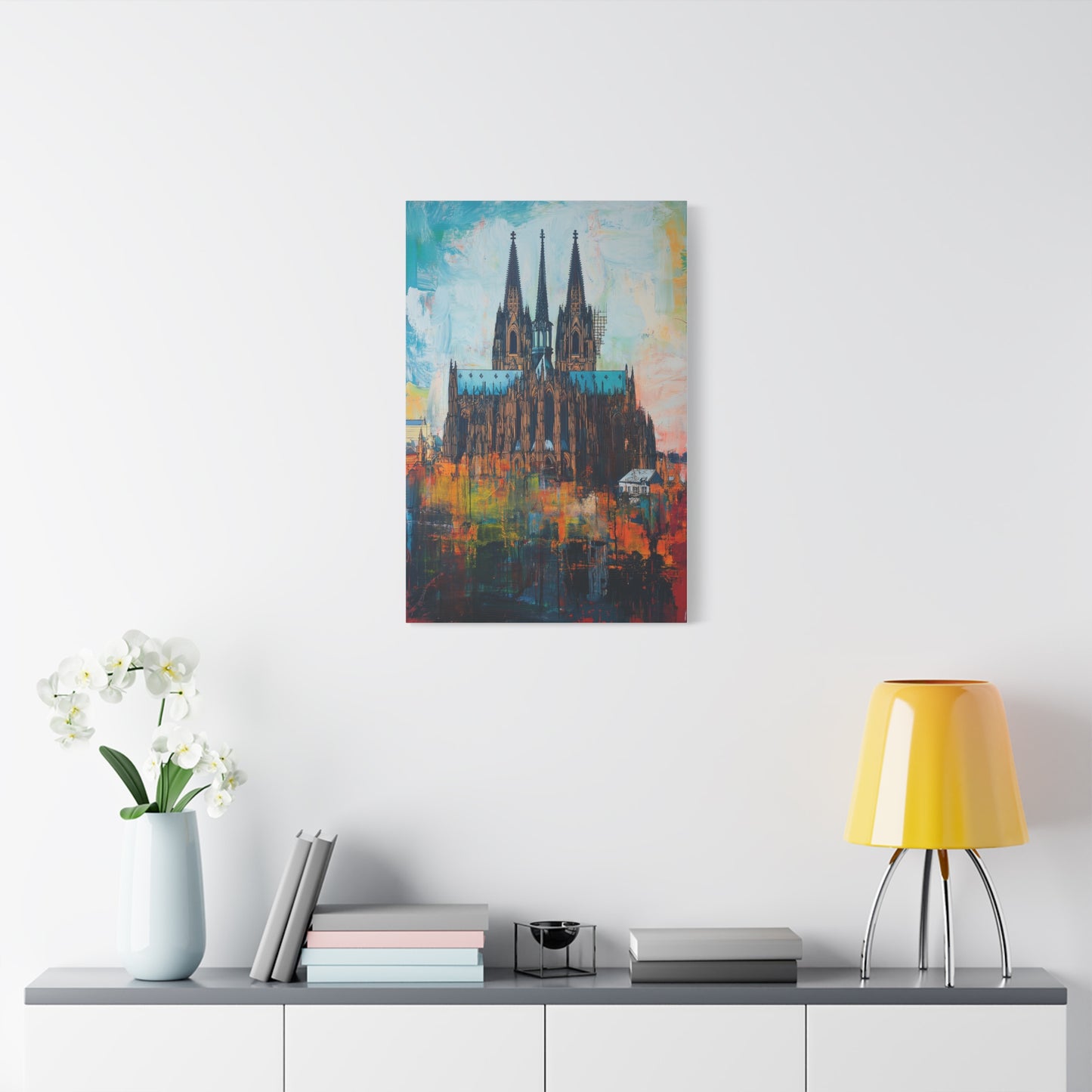 Cathédrale de Cologne aux Couleurs Vibrantes