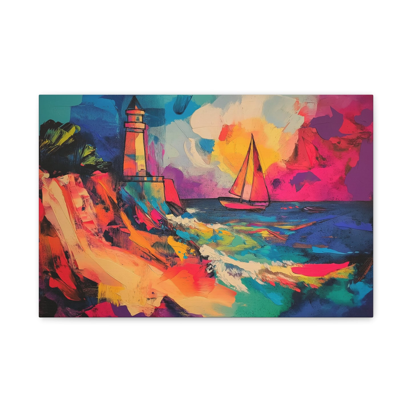 Évasion Colorée en Bord de Mer