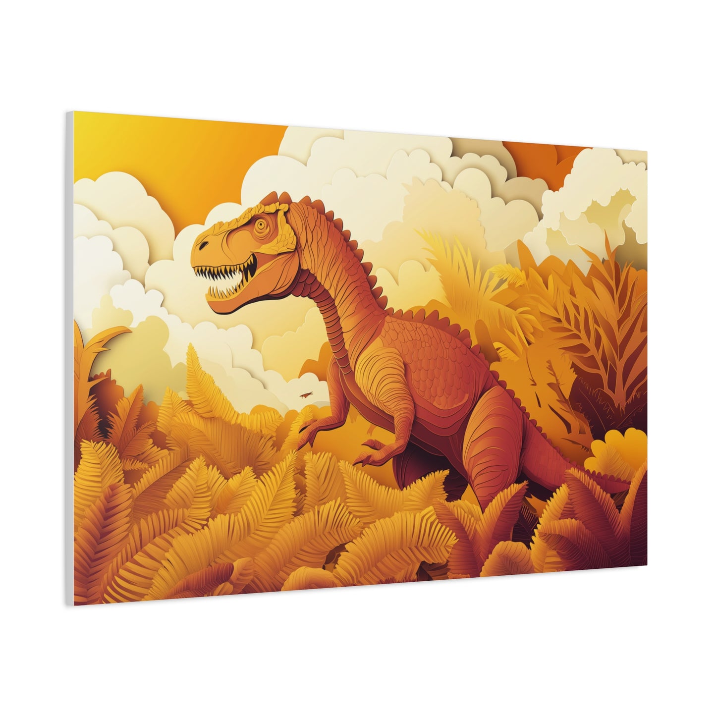 Dinosaure Majestueux à Travers le Temps