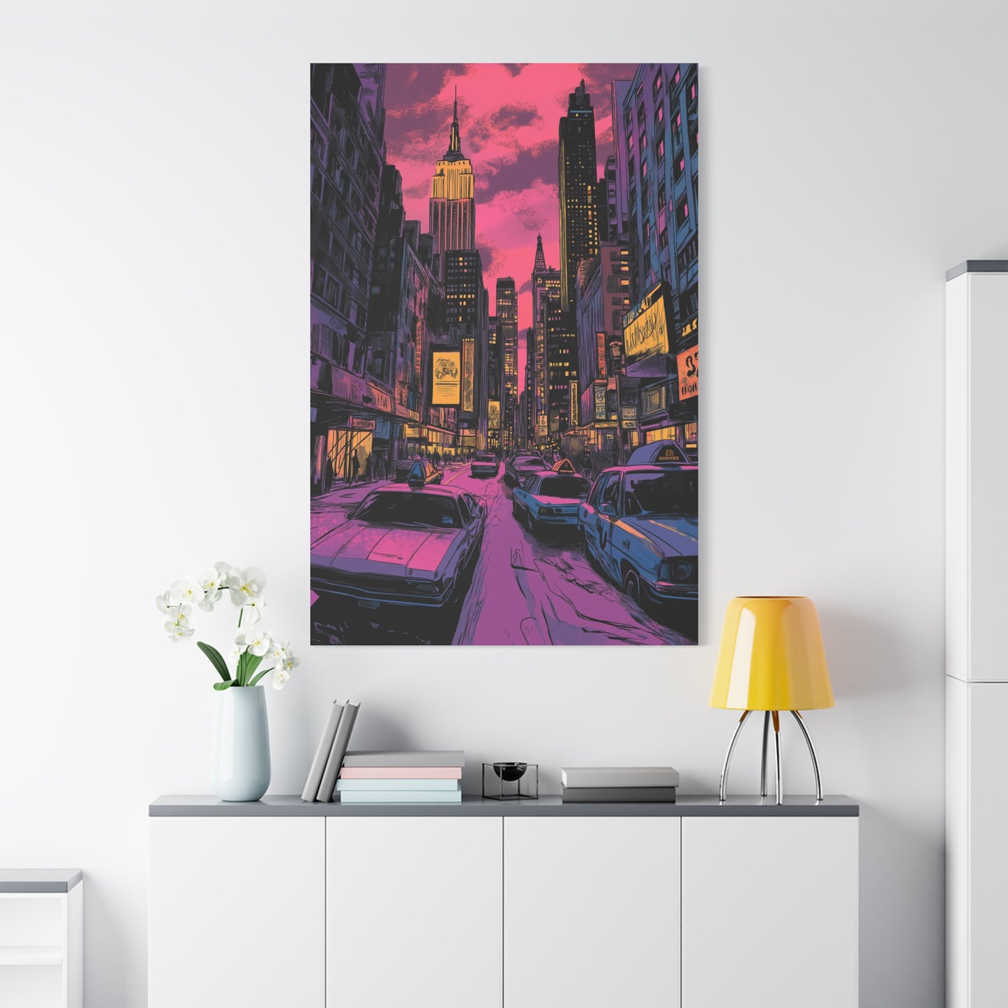 Crépuscule Urbain à New York