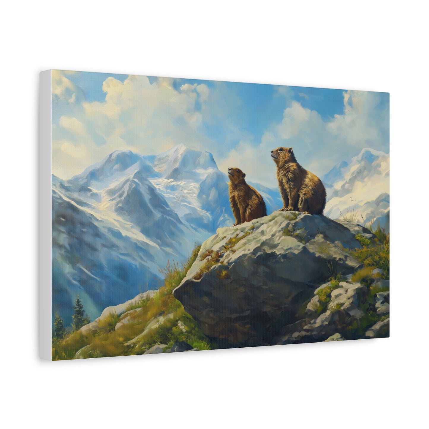 L'appel des Marmottes sur les Sommets Alpins