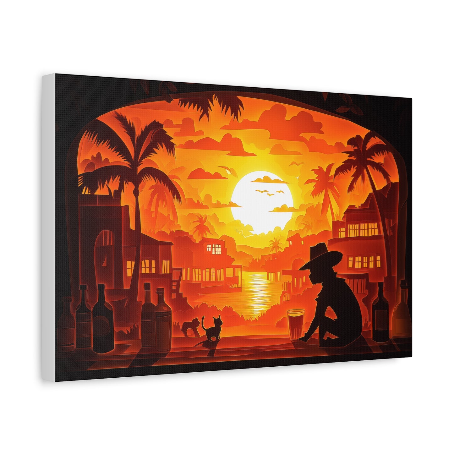 Évasion au Crépuscule Tropical