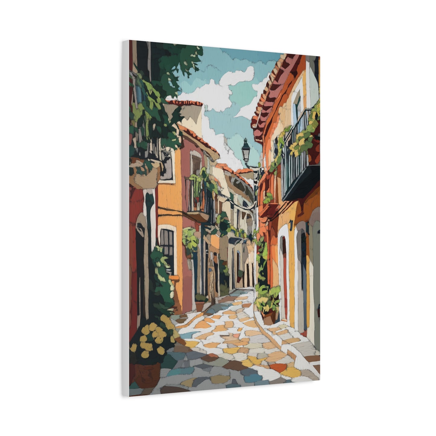 Évasion Colorée dans une Ruelle à Séville