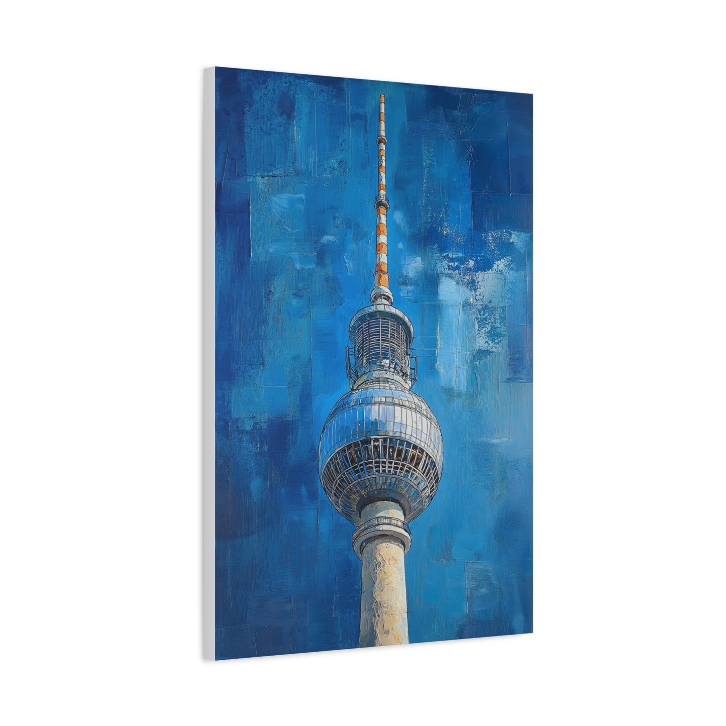 Fernsehturm de Berlin : Tour et Ciel Bleu