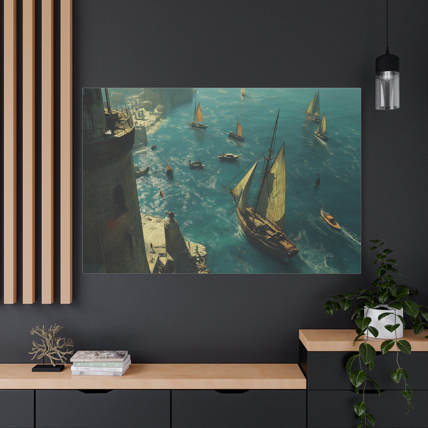 Voyage Nautique au Port ensoleillé