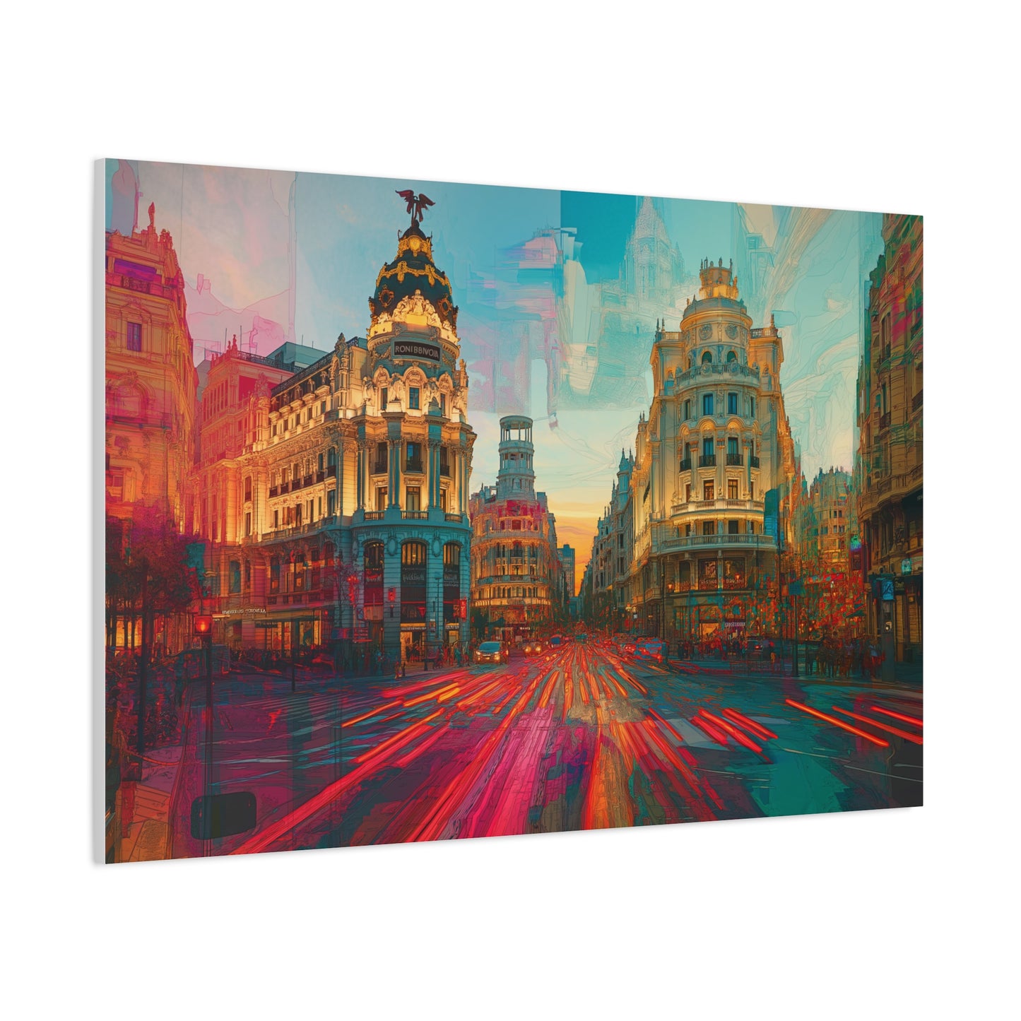 Sérénité Électrique sur la Gran Vía de Madrid