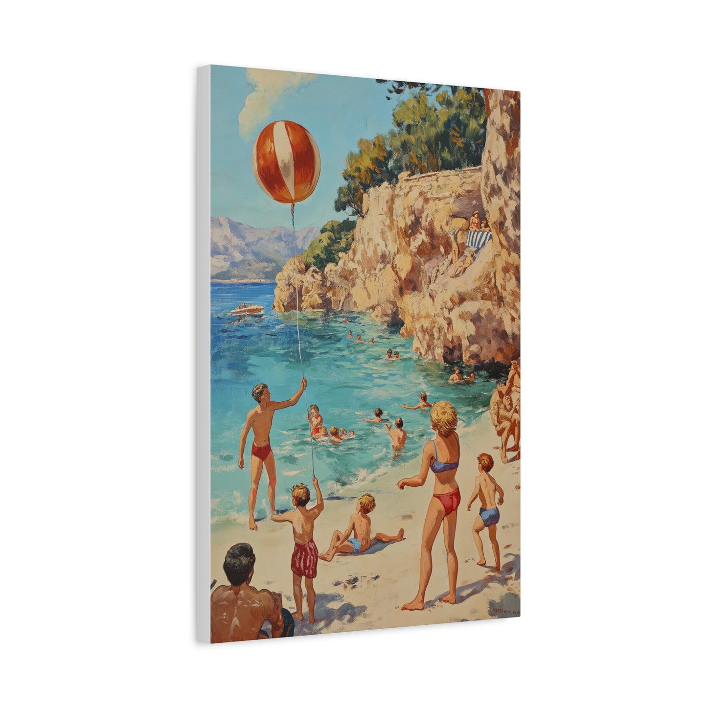 Évasion Ensoleillée sur la Plage Méditerranéenne