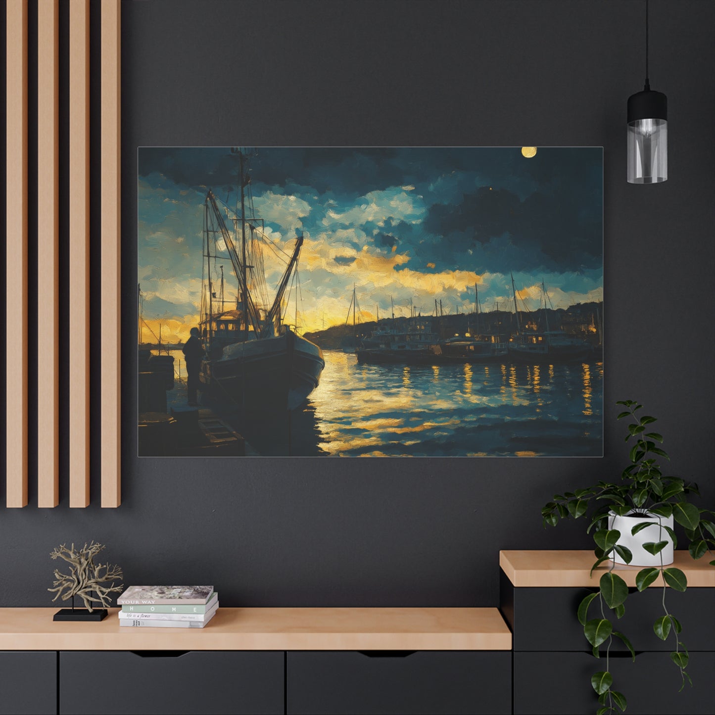 Crépuscule Maritime Serein